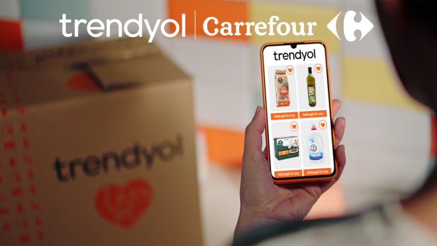 Carrefour România își extinde orizonturile și devine primul mare retailer alimentar prezent pe Trendyol 1 carrefour romania a devenit primul lant major de retail alimentar disponibil pe trendyol 68f5f9f8b3e18