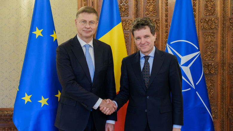 Nicușor Dan, după întâlnirea cu Valdis Dombrovskis: „România, dedicată în mod serios soluționării dezechilibrelor economice” 1 nicusor dan dupa discutiile cu valdis dombrovskis romania ferm angajata sa rezolve dezechilibrele economice anunt despre pnrr 6901165458eeb
