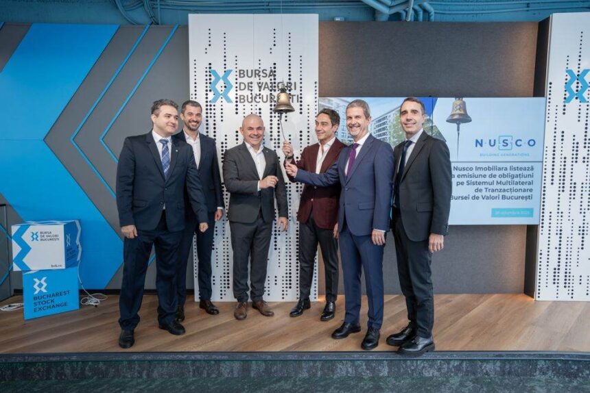 Nusco Imobiliare emite obligațiuni în valoare de 25 de milioane de lei pe Bursa de Valori București 1 nusco imobiliara listeaza obligatiuni de 25 milioane lei pe sistemul multilateral al bursei de valori bucuresti 6900b28a13051