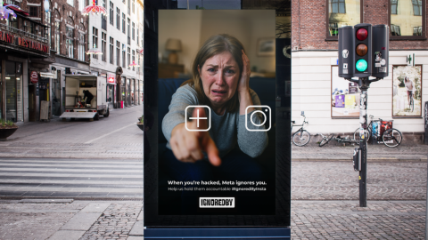 billboard campaign advertising instagrams failure to stop scams blocked by meta media buyers 6926ccf5e1ea4