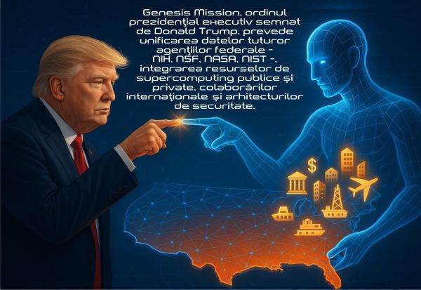 Donald Trump își propune să transforme SUA într-o putere a științei prin programul Genesis Mission, bazat pe inteligența artificială 1 donald trump vrea sa bage sua in era stiintei conduse de ai programul genesis mission 6929b7e60b334