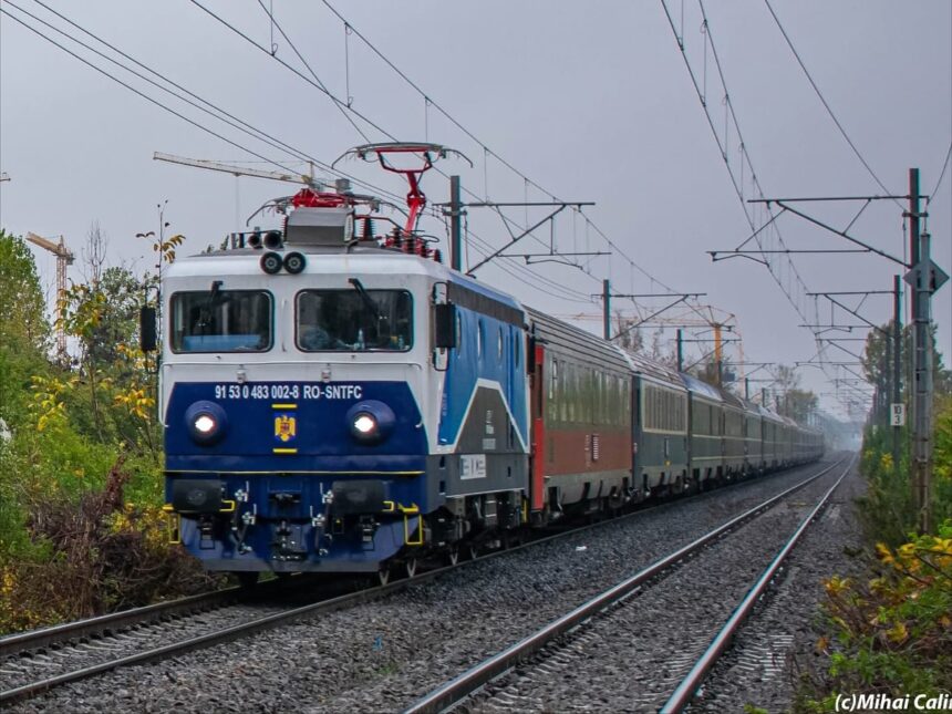 O nouă locomotivă electrică modernizată la Brașov a atins 160 km/h cu 16 vagoane pe ruta București – Fetești 1 video a doua locomotiva electrica modernizata la brasov prin pnrr a tractat 16 vagoane cu 160 km h pe relatia bucuresti fetesti 6910d7e74c5a4