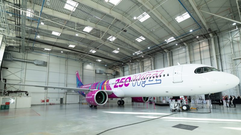 Wizz Air sărbătorește achiziția celui de-al 250-lea avion cu oferte speciale de 30% reducere la biletele selectate 1 wizz air a receptionat avionul cu numarul 250 si lanseaza reduceri de 30 la anumite bilete 6929f4d320cde
