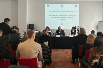 compania administratia canalelor navigabile anunta finalizarea etapei ii a proiectului de modernizare si extindere a capacitatii de operare din portul ovidiu 69399344916f3