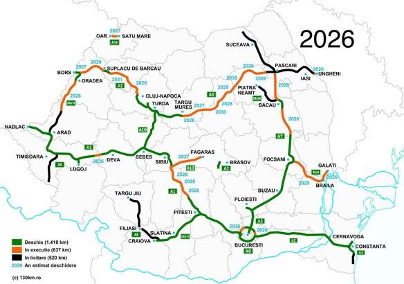 romania va depasi borna de 1650 de kilometri autostrada si drum expres in trafic in 2026 secretar de stat 69650b699dd8b