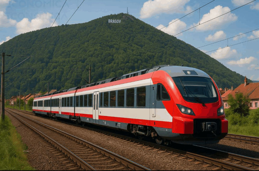 Trenul metropolitan Brașov: primele rame electrice din România și traseele alese pentru acestea 1 trenul metropolitan brasov unde vor circula primele rame pe baterii din romania varianta de trasee selectata 6978e9552ccf0