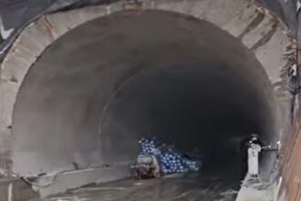 video autostrada lugoj deva imagini cu primul tunel al ursilor strapuns inca de anul trecut 699ee57fac485