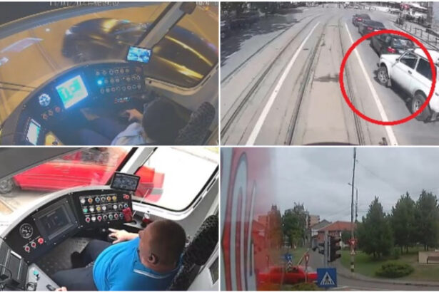 video orasul in care jumatate dintre tramvaiele noi sunt in service pentru reparatii dupa ce au fost lovite in trafic de soferii neatenti 69ba326231fb4