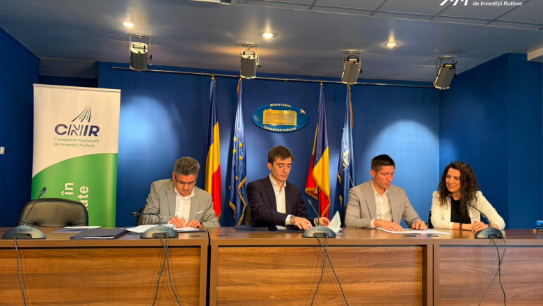 cnir a semnat contractul pentru tronsonul 3 al autostrazii unirii a8 valoarea investitiei se apropie de 4 miliarde de lei 6a197e1a2e0c2